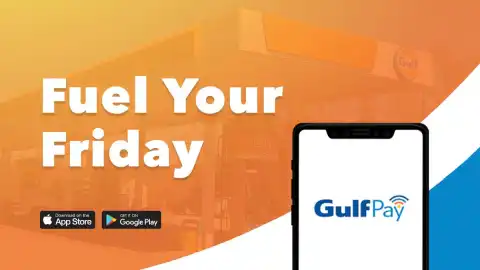 Fuel your Friday with Gulf Pay to jumpstart your weekend plans⛽New Gulf Pay users receive $0.25 per gallon savings on th...